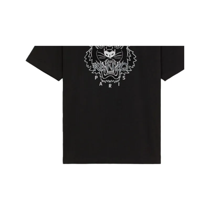 KENZO Classic Tiger Head T Shirt Men's Black-4