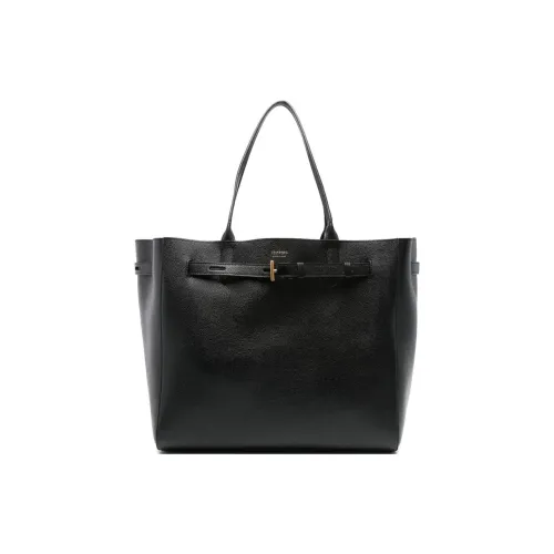 Saint Laurent embossed crocodile leather bag