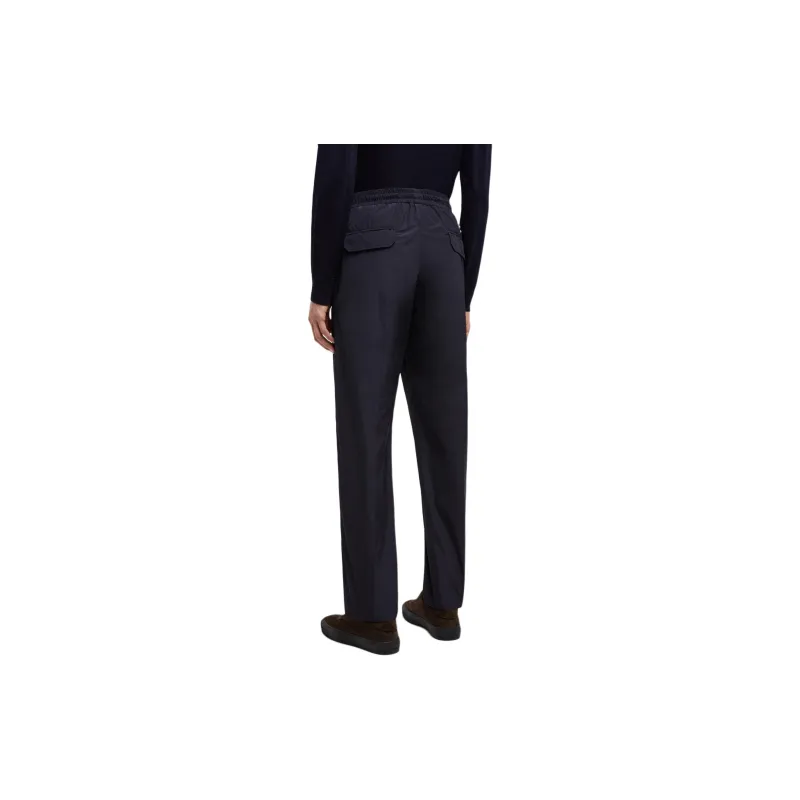 Moncler Knitted Sweatpants Men's Royal Blue Color-2
