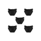 5 Pack (Black+Black+Black+Black+Black)