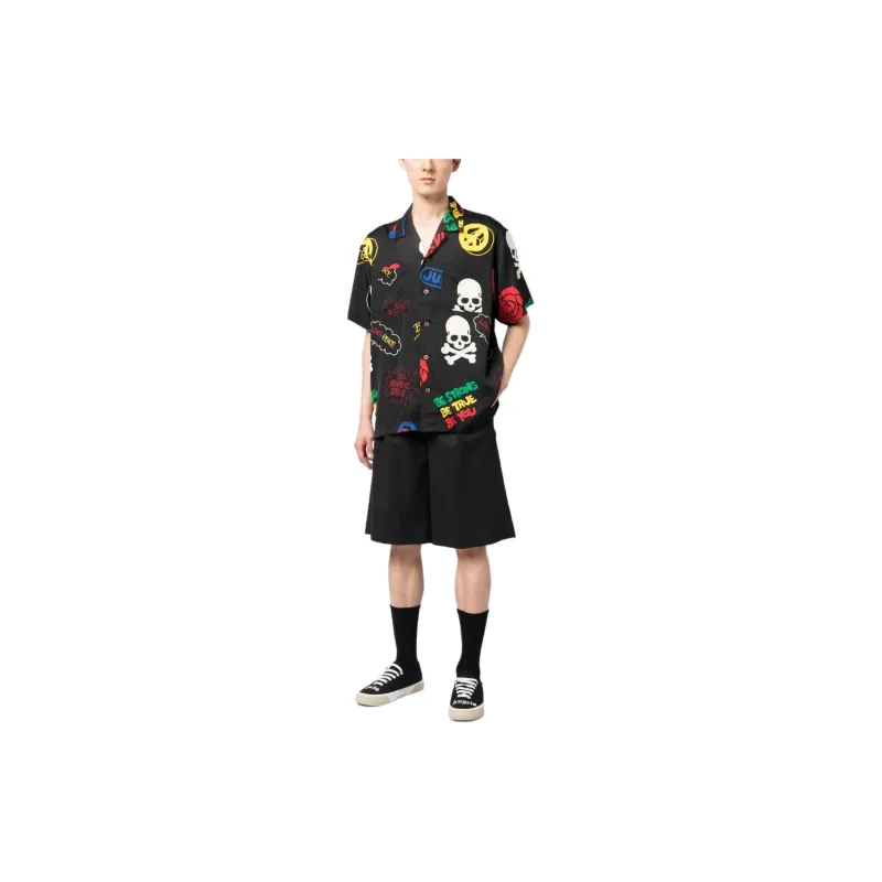 Mastermind All Over Design Velour Tee-1