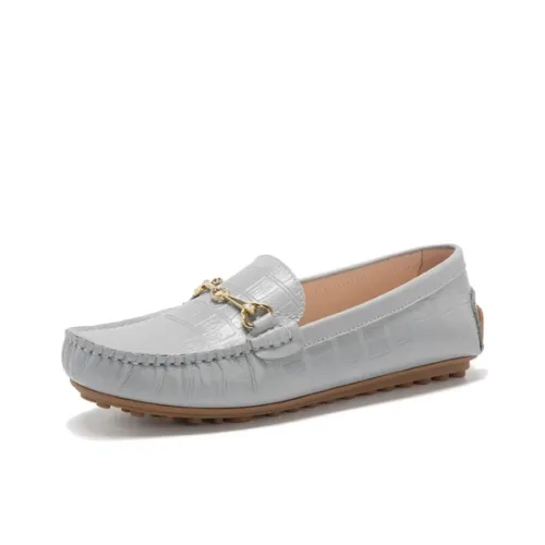 Satchi Gommino Loafers Women's Light Blue