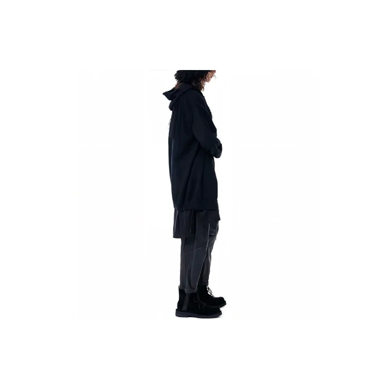 Yohji Yamamoto Coats Unisex Black-3