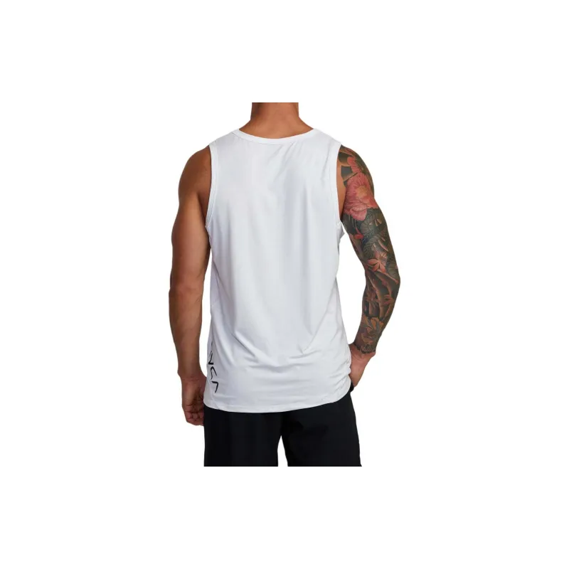 RVCA Tank Tops Men White-3