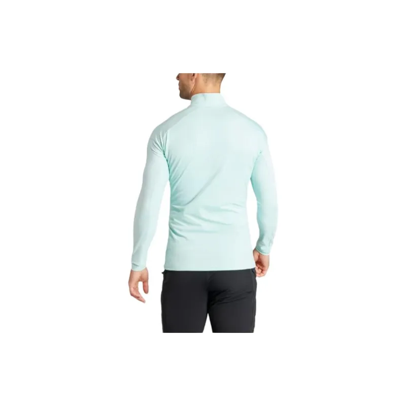 Adidas TERREX XPERIOR LONG SLEEVE SWEATSHIRT Sweatshirt Men's Semi-Transparent Aqua Green-2