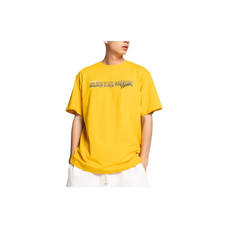 NBA Golden State Warriors T Shirt Unisex Yellow-1