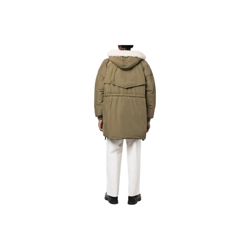Sacai Zipped Hooded Drawstring Parka-3
