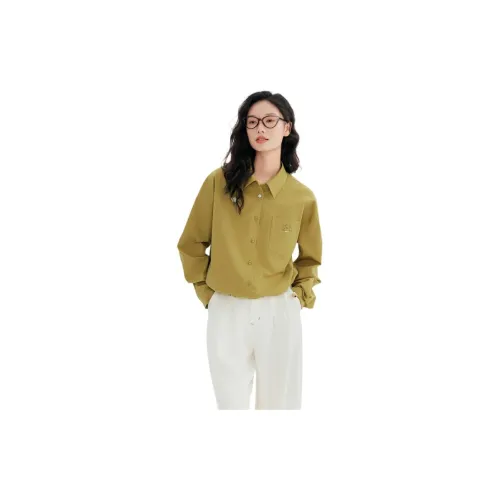 Fragment Shirts Women's Mustard Green