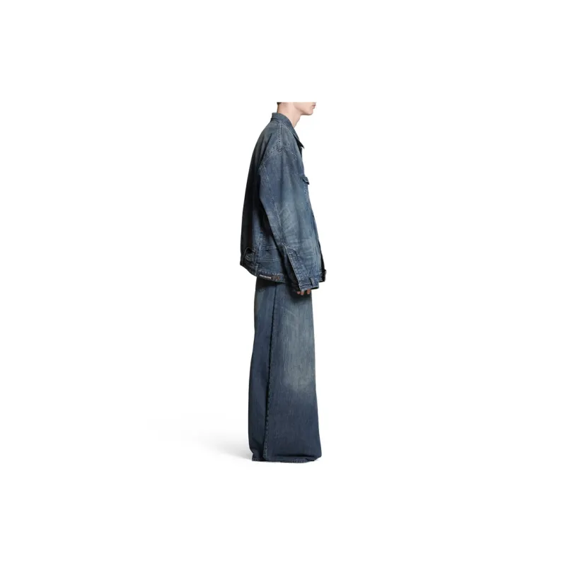 Balenciaga Deconstructed Denim Jacket-4