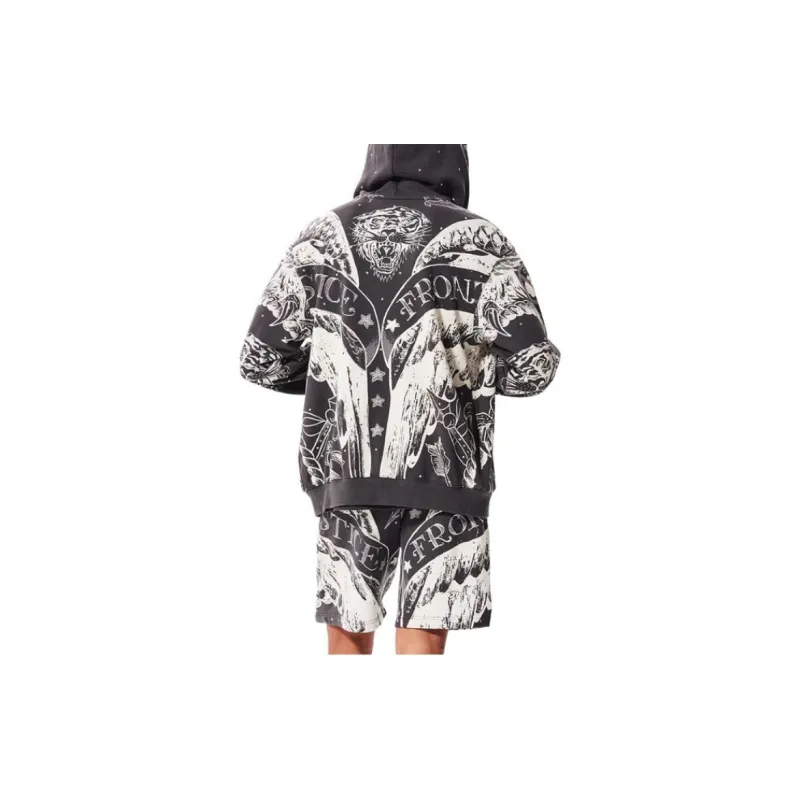 Ed Hardy FW24 Sweatshirt Men's Dark Marble-6