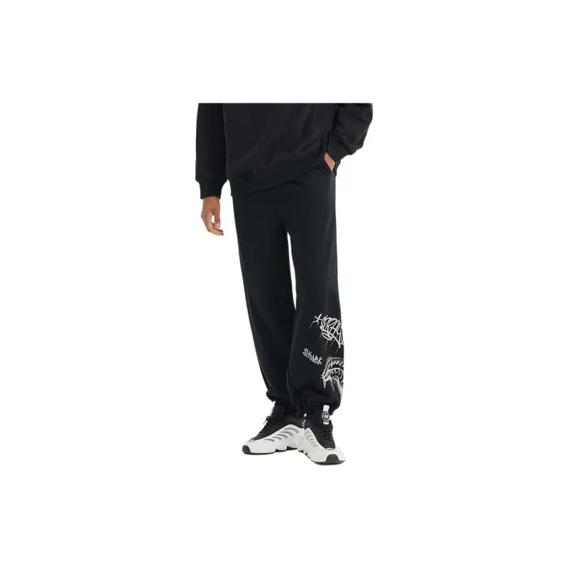 SPRAYGROUND Casual Pants Unisex Black-3