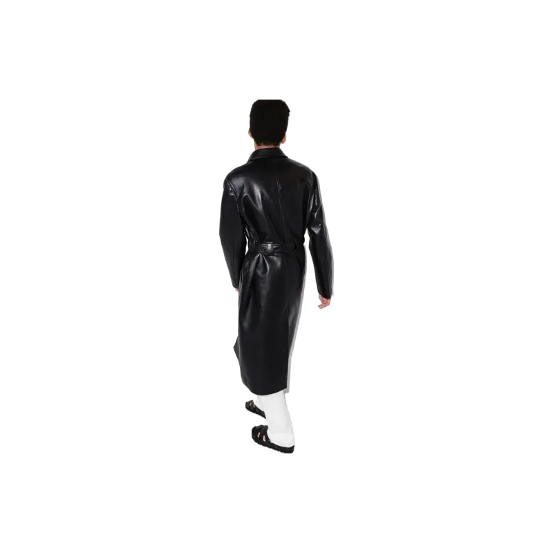 NANUSHKA Trench Coats Men Black-2