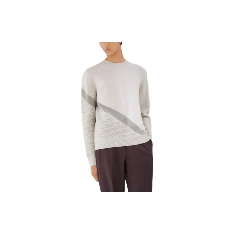 FENDI Sweaters Men White-2