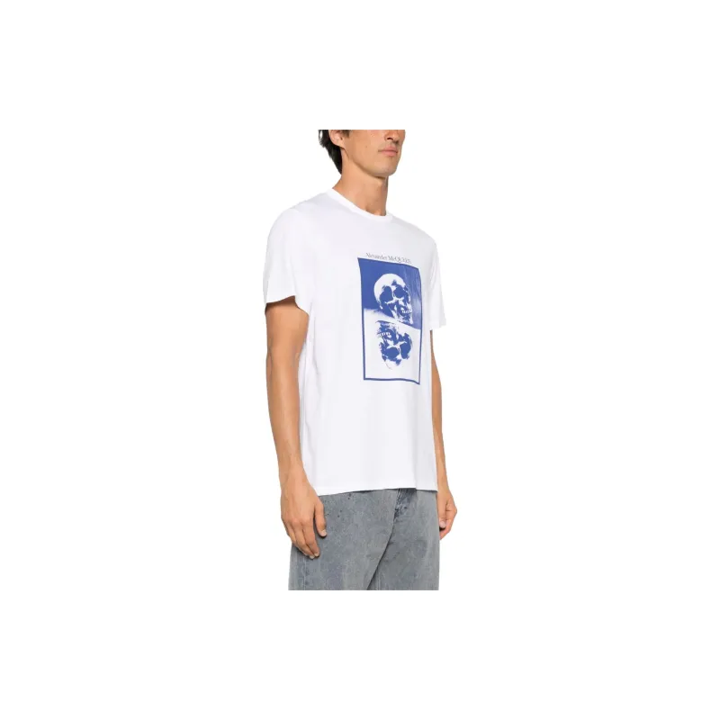 Alexander McQueen Skull Printed Crewneck T Shirt-3