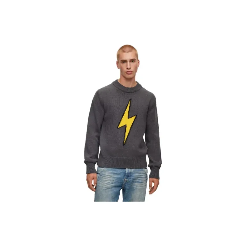 HUGO BOSS Sweaters Men Gray-1