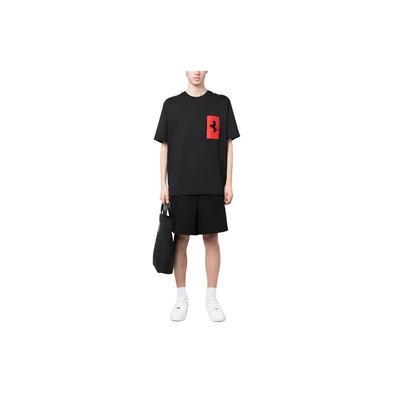 Ferrari T-Shirts Men Black-2