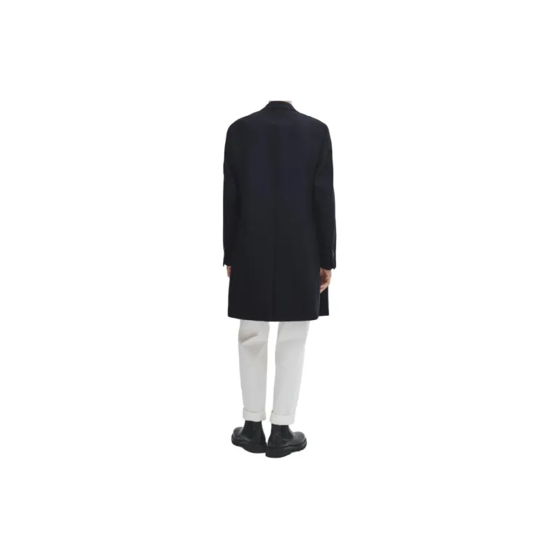 Massimo Dutti Coats Men Navy Blue-3