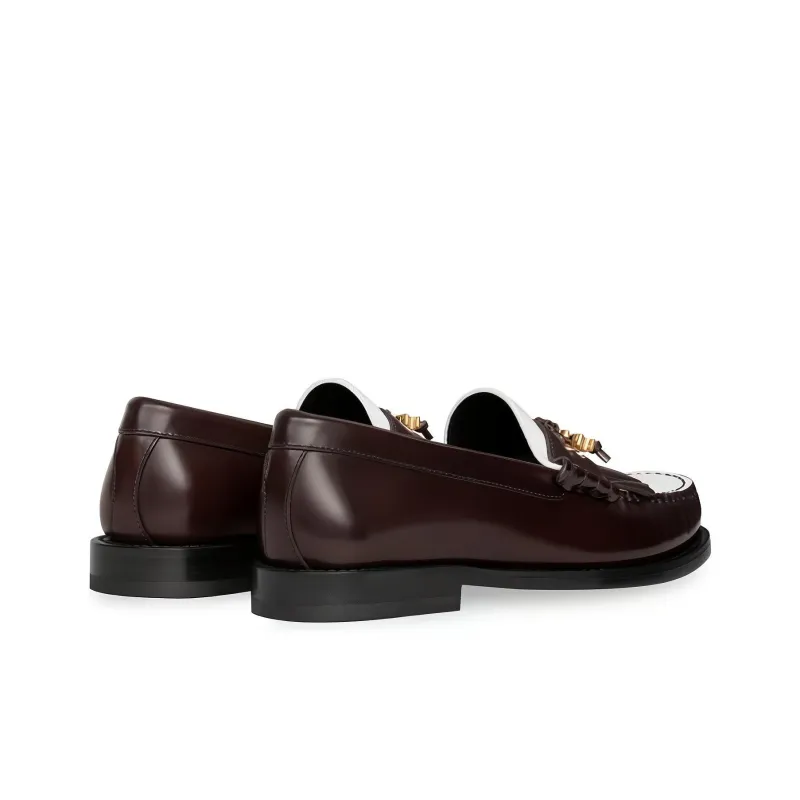 CELINE Triomphe Loafers 2cm Women's Brown-4