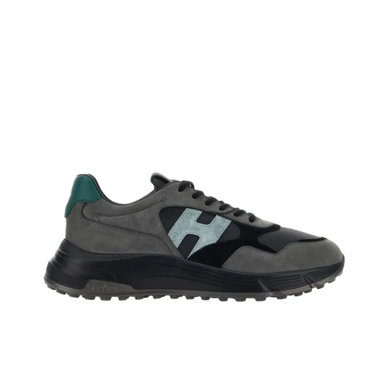 HOGAN Hyperlight Panelled Lace-Up Sneakers-1