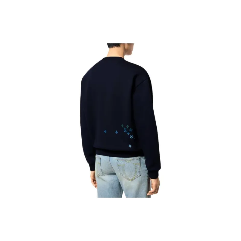 LOUIS VUITTON 1AFVIV Embroidered Cotton Sweatshirt-4