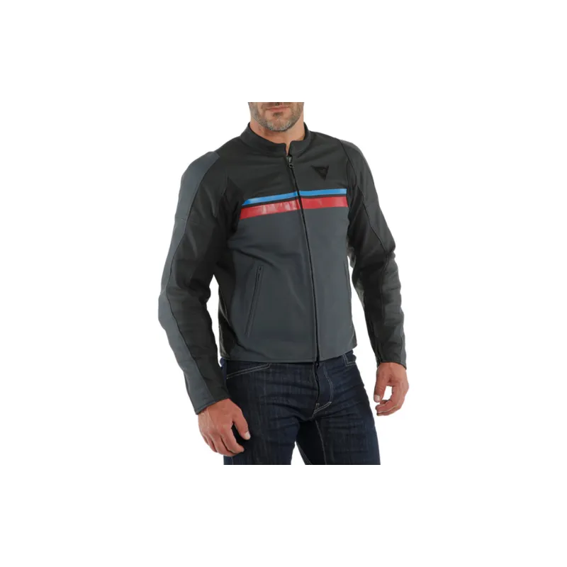 DAINESE HF 3 LEATHER Motorcycle Jacket Men's-3