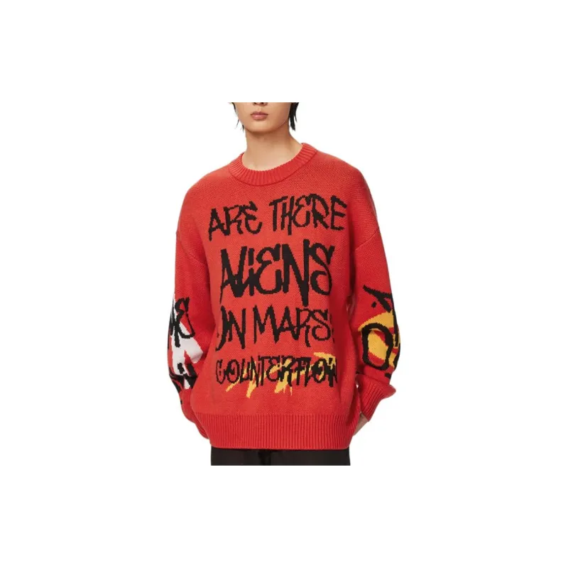 LiNing Sweater Unisex Flame Red-2
