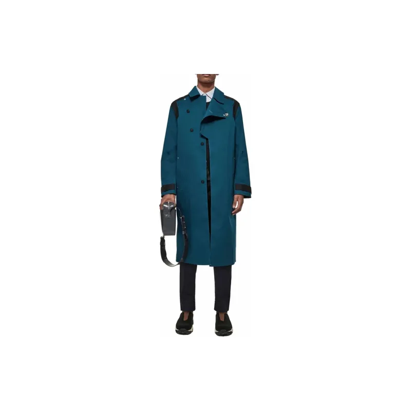 A COLD WALL* Logo badge Longline Trench Coat-2