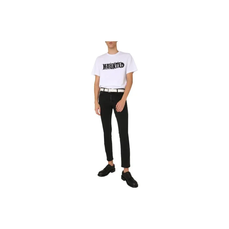 MSGM Haunted Print T Shirt-1