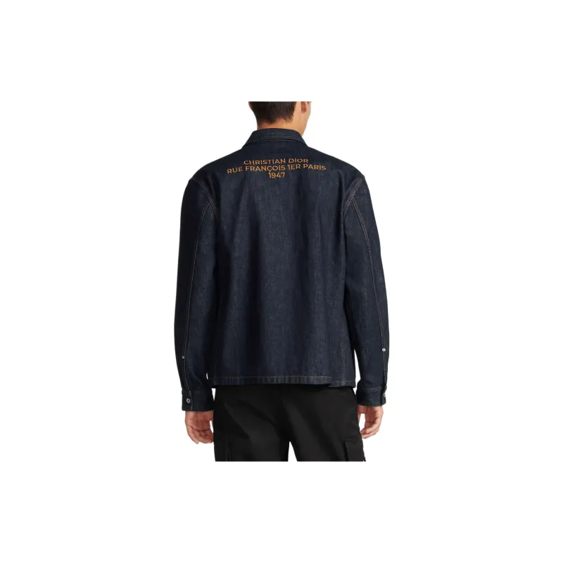 DIOR SS24 Denim Jacket Men's Blue-3