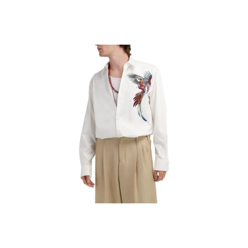 Roberto Cavalli SS24 Shirt Men's White-3
