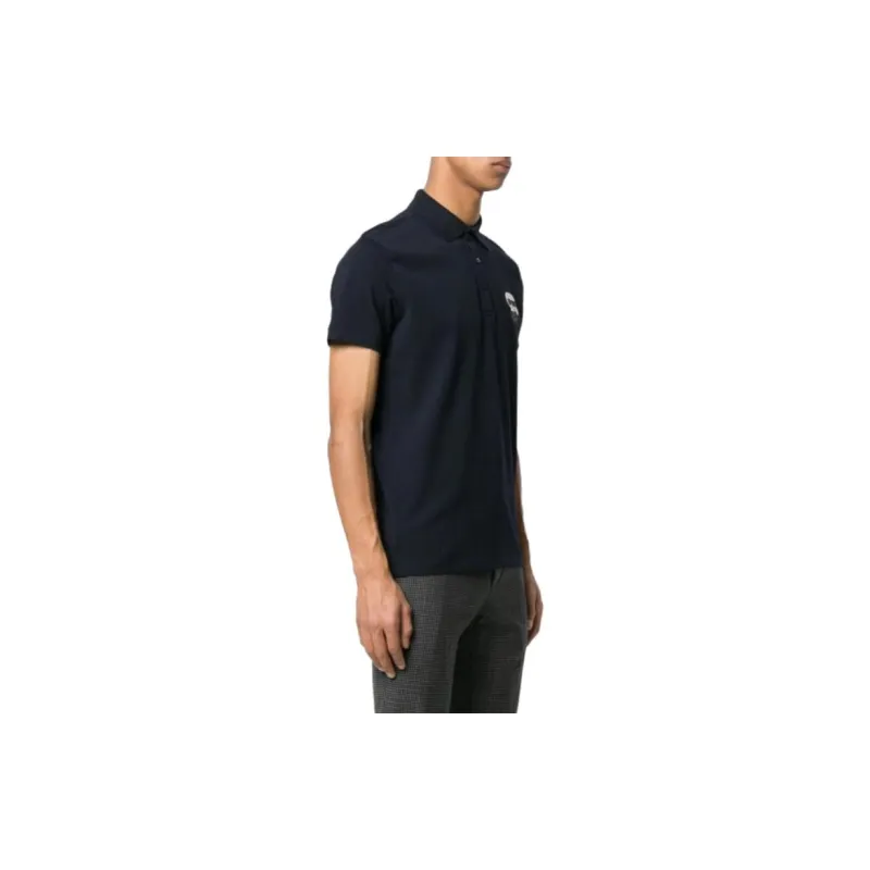 KARL LAGERFELD SS23 Polo Shirt Men's Black-3