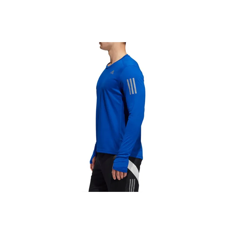 Adidas T-Shirts Men Collegiate Blue-4