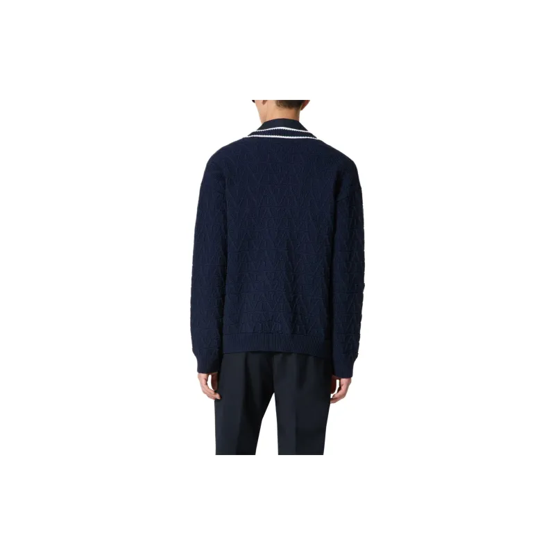 Valentino FW24 Knitwear Men's Marine Blue-2