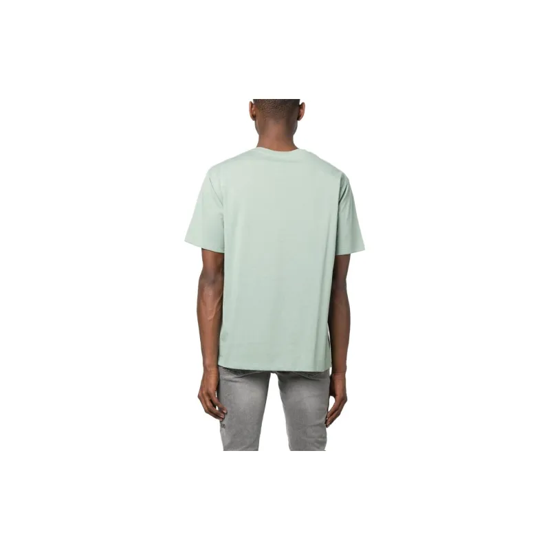 BALMAIN T-Shirts Unisex Aqua Green-2