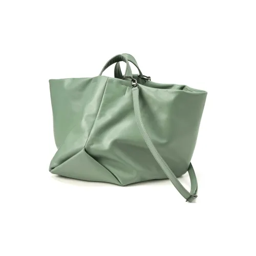Yohji Yamamoto Cow Leather Shoulder Bag Crossbody Bag Handbag Women's Light Green