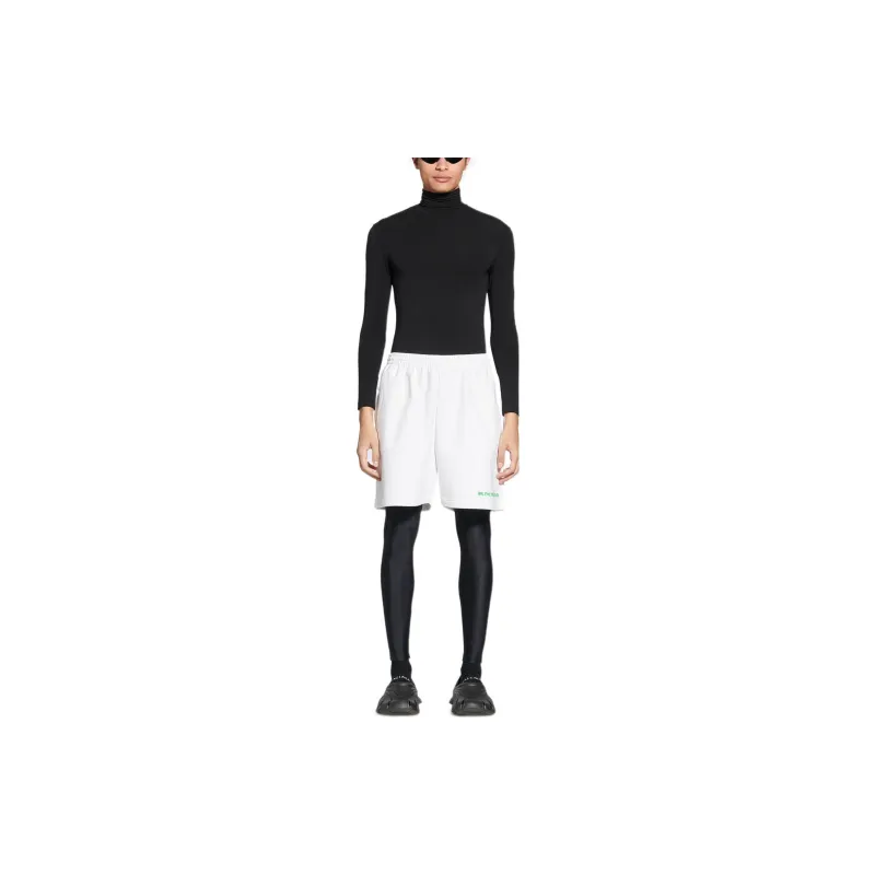 Balenciaga 520 Casual Shorts Men White-1