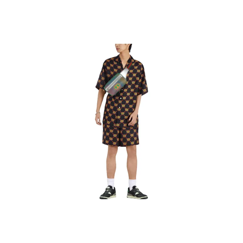GUCCI Casual Shorts Men Black-1