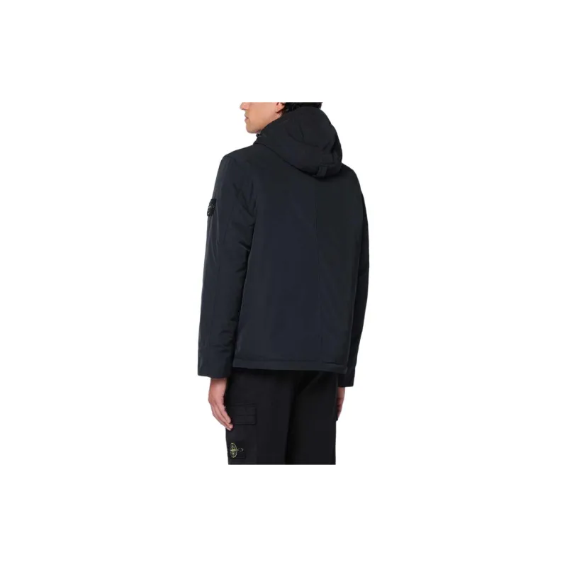 STONE ISLAND Funnel Neck Hooded Jacket-4