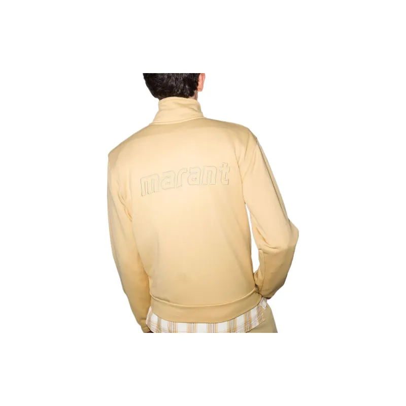 ISABEL MARANT Logo Embroidered Zip Up Jacket-3