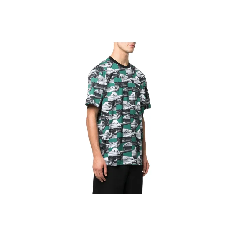 Ferrari Car-motif Cotton T-shirt-4