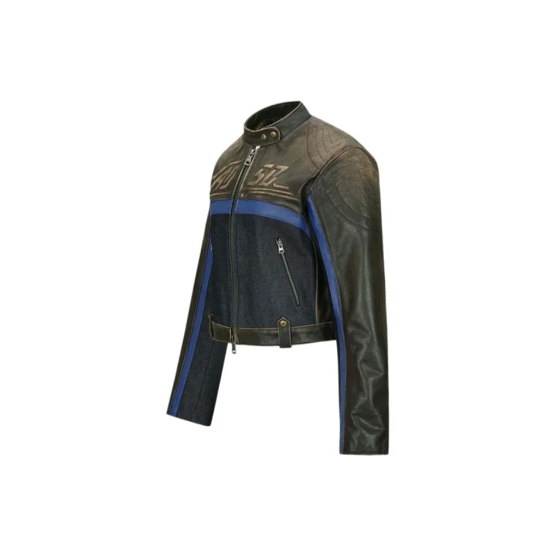 ANDERSSON BELL FW24 Leather Jacket Women's Brown-2