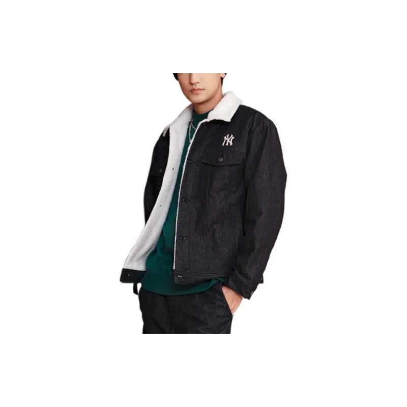 MLB Denim Jackets Unisex Black-3