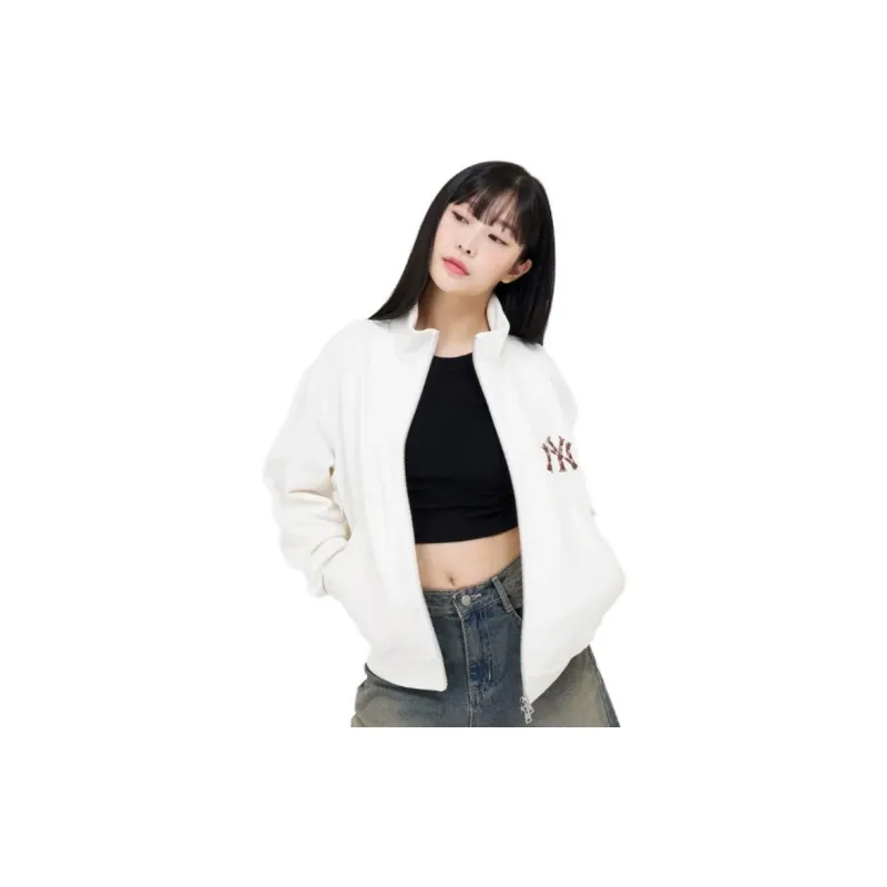 MLB New York Yankees Sweatshirt Unisex Cream-2