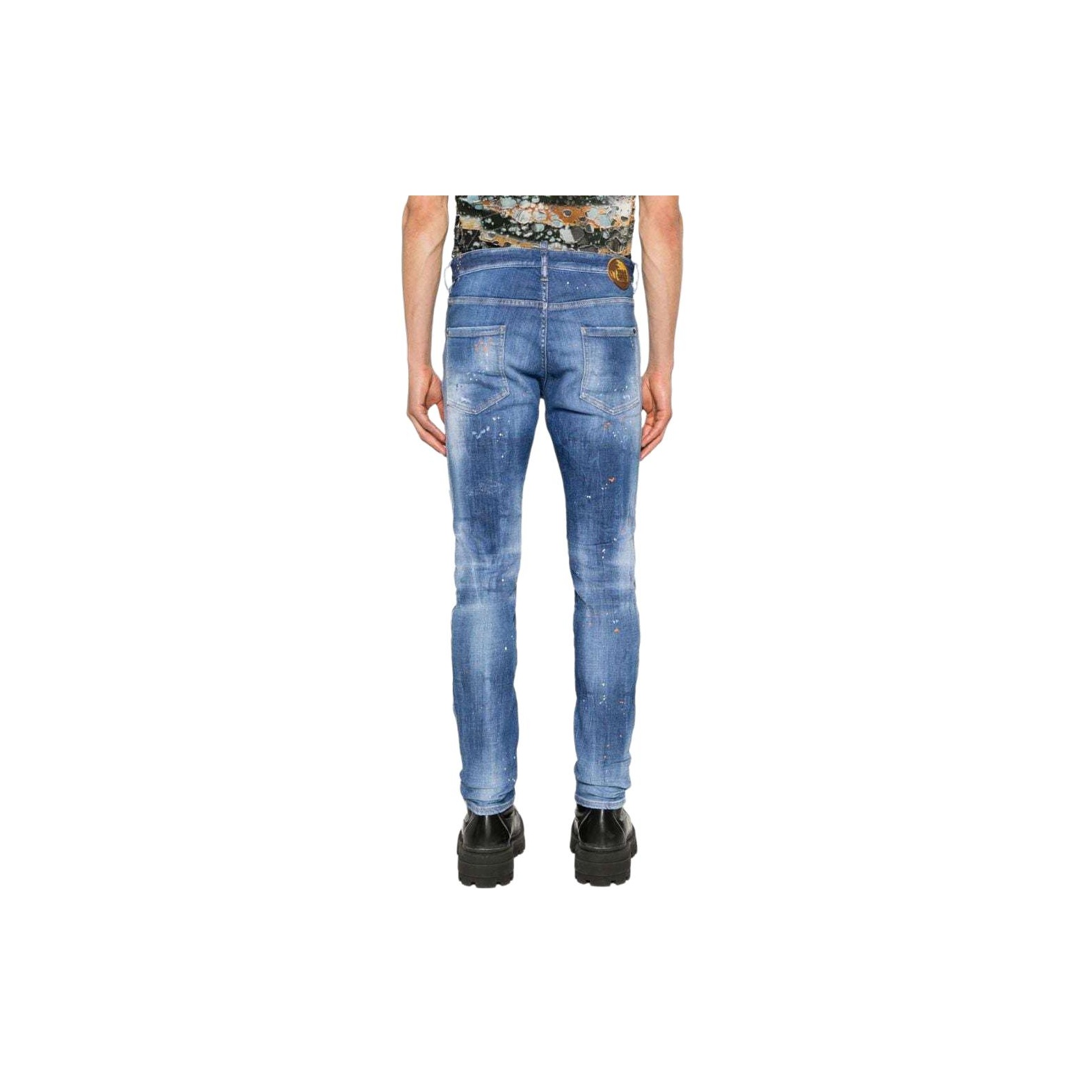 人気商品ランキング Distressed Guy Cool 2 DSQUARED Skinny-Cut POIZON - 48 Jeans パンツ