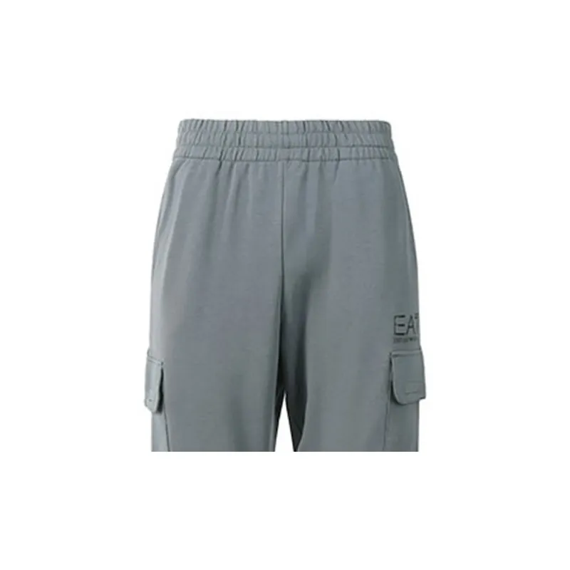 EMPORIO ARMANI EA7 FW22 Knitted Sports Pants Men's Dark Blue Gray-3