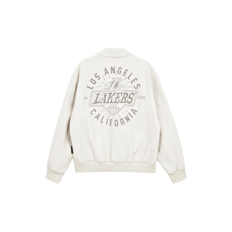 JACK JONES· x NBA Jackets Coats Men's Ecru-1