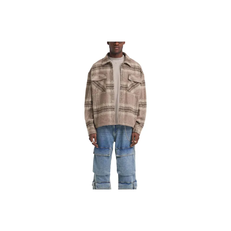 REPRESENT Represent Flannel Shirt Shirt Men's Brown-2