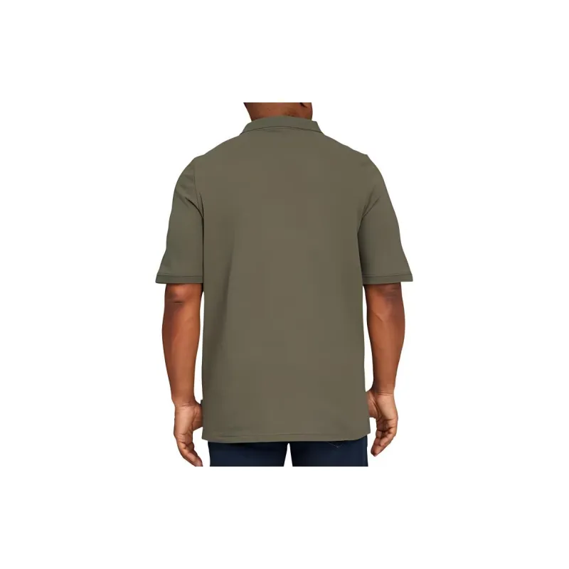 PUMA Polo Shirt Men's Dark Green Moss - Black-2