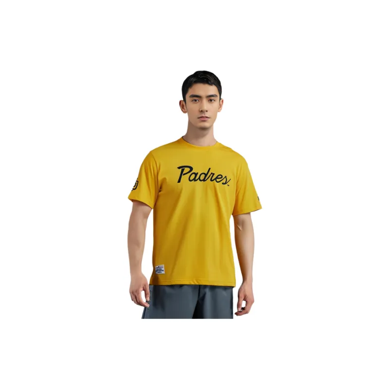 New Era SS24 T Shirt Unisex Yellow-6