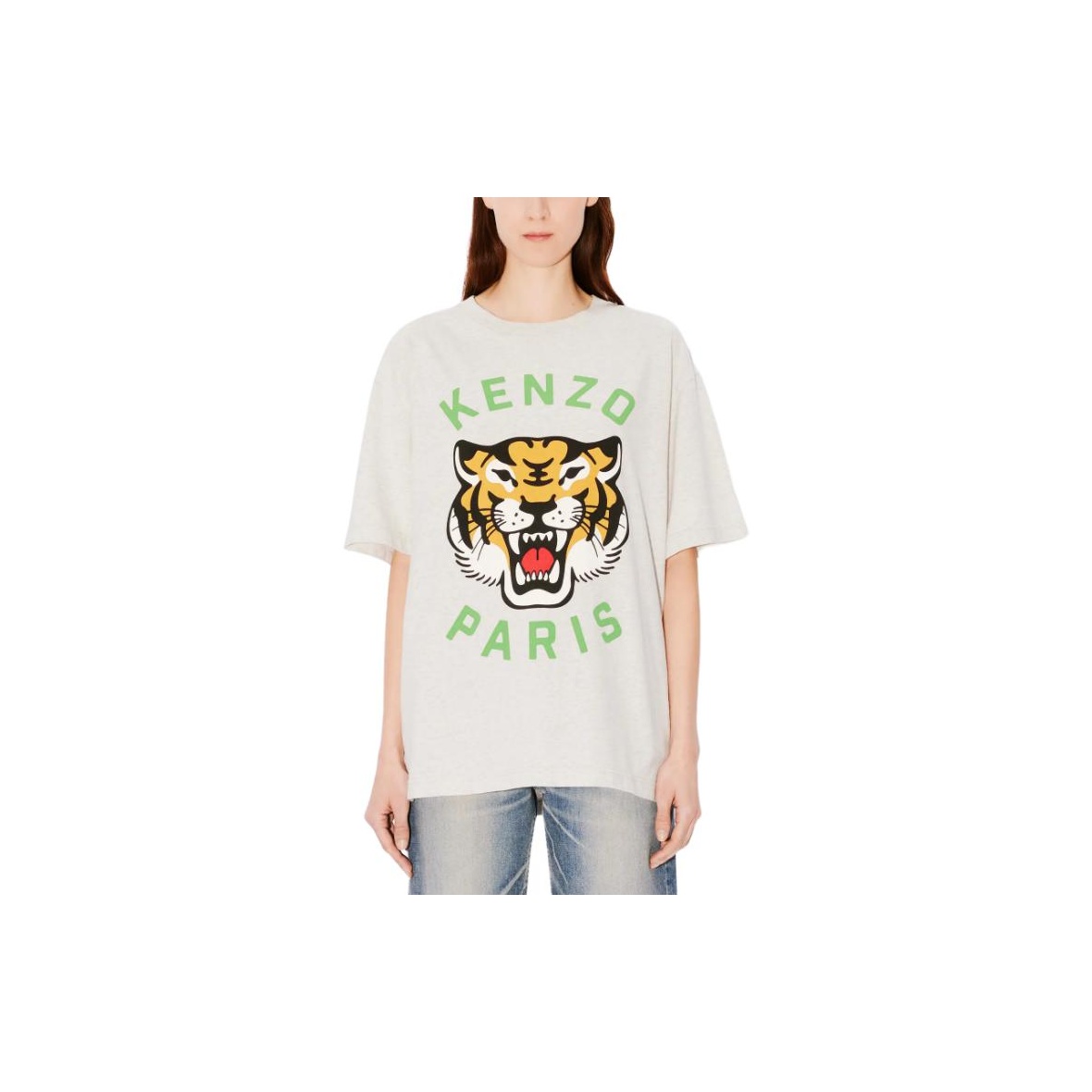 【送料関税込】Kenzo Lucky Tiger Oversized Tee Kenzo Lucky Tiger' Oversized T-Shirt In Blue - 55% Off